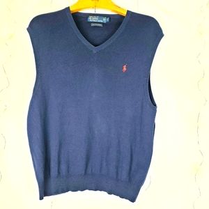 Polo Ralph Lauren Navy Blue Sweater Vest